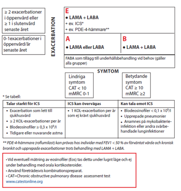 Behandlingsschema KOL