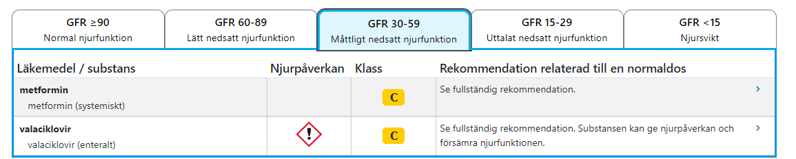 Skärmklipp som visar instruktionen. 