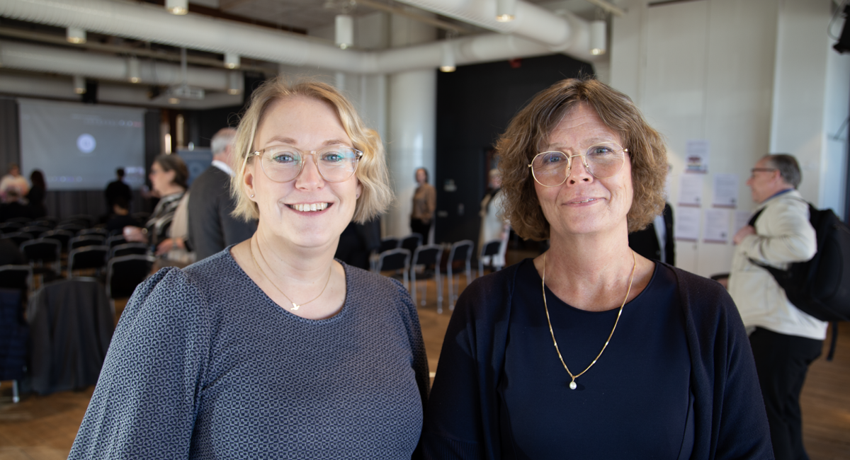 Kristin Irebring, äldresamordnare Region Kalmar län och Lena Vilander Hamnert, utvecklingsledare äldre på Kommunförbundet.