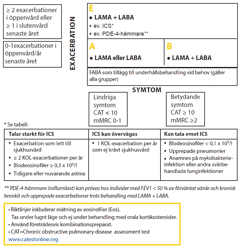 Behandlingsschema KOL